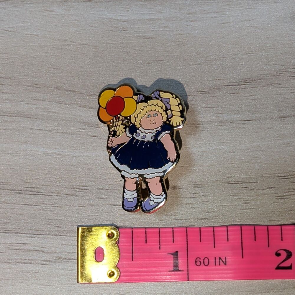 1983 Cabbage Patch Kids Balloon Girl Enamel Pin OAA H Eldon Ltd